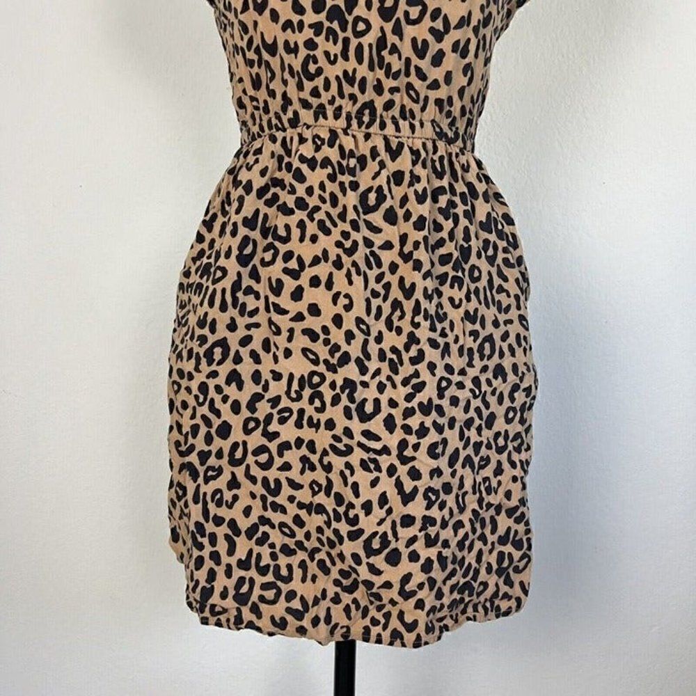 Pink Republic Women’s Animal Cheetah Print Summer Mini Dress Lightweight Size XS - Picture 9 of 12